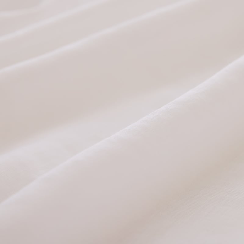 Vintage Washed Linen White & Linen Piped Pillowcases