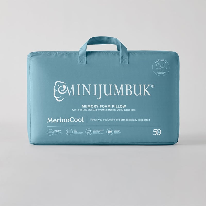 MerinoCool Memory Foam High Profile Pillow