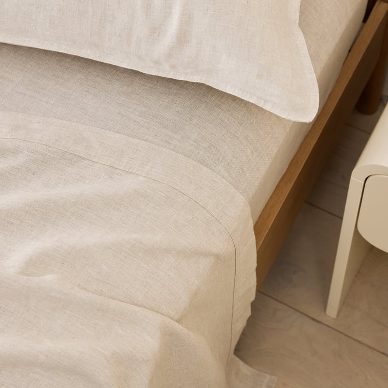 Vintage Washed Linen Linen Sheet Separates