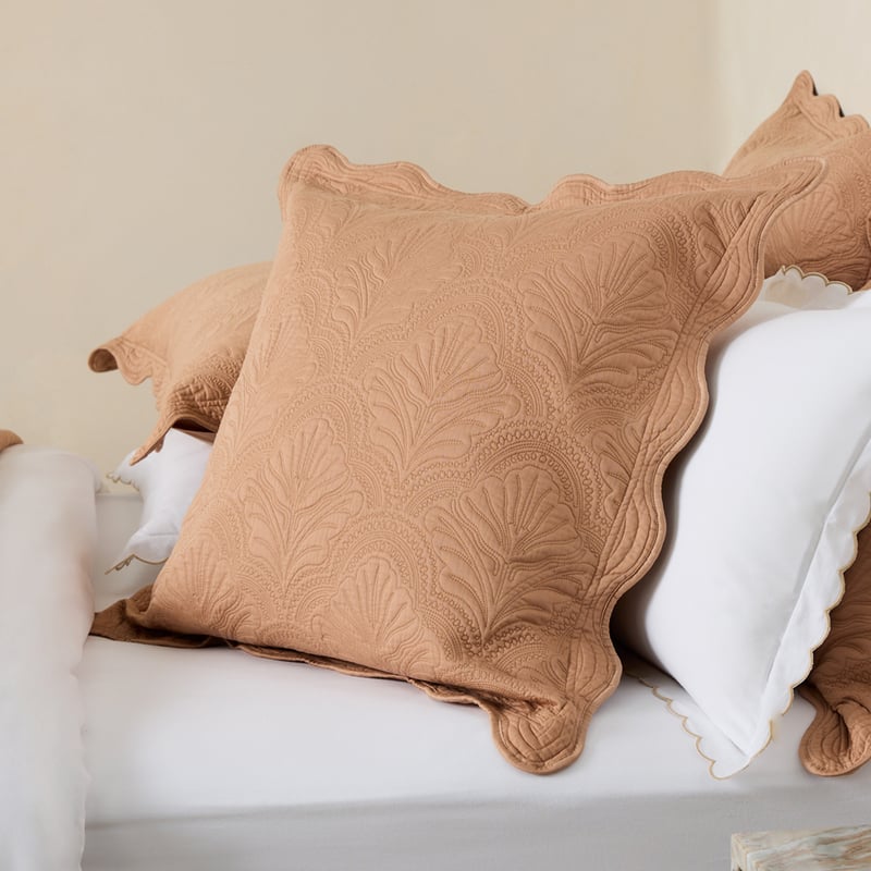 Elisa Terracotta Quilted Coverlet Separates 