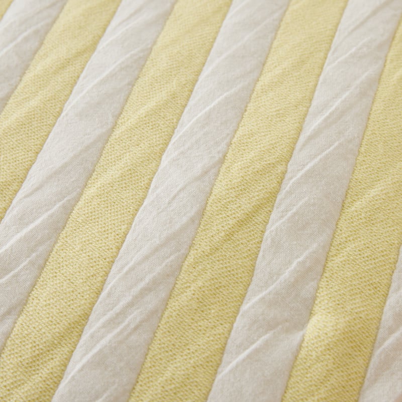 Summer Stripe Citrus Quilted Coverlet Separates