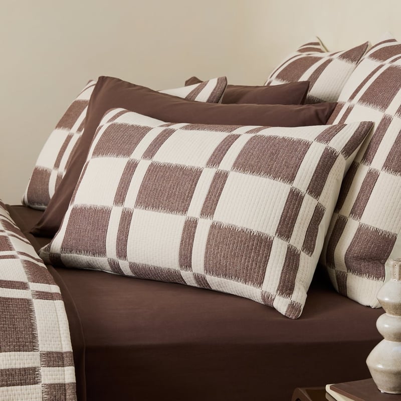 Santos Chocolate Quilted Coverlet Separates