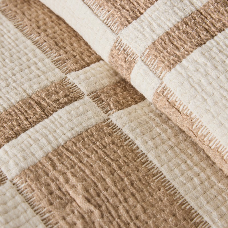 Santos Natural Quilted Coverlet Set + Separates