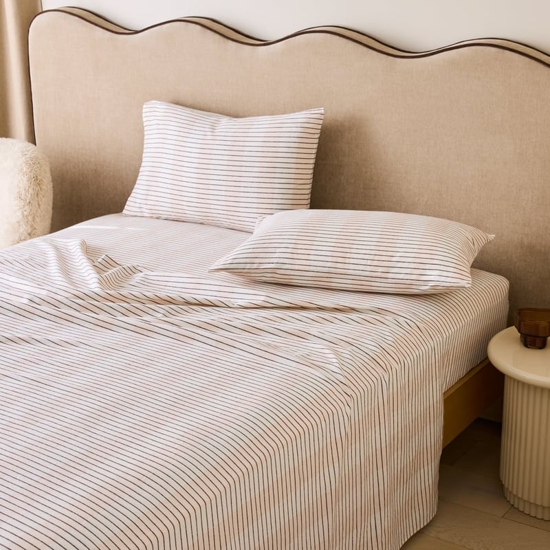 Elliot Pebble Stripe Flannel Pillowcases