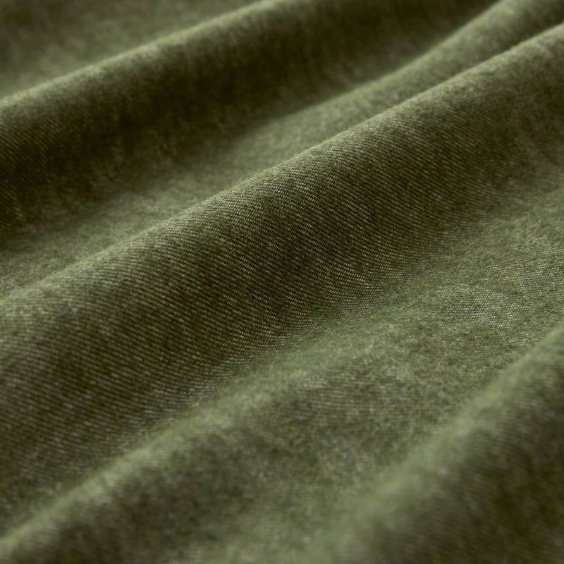 Melange Olive Flannel Pillowcases