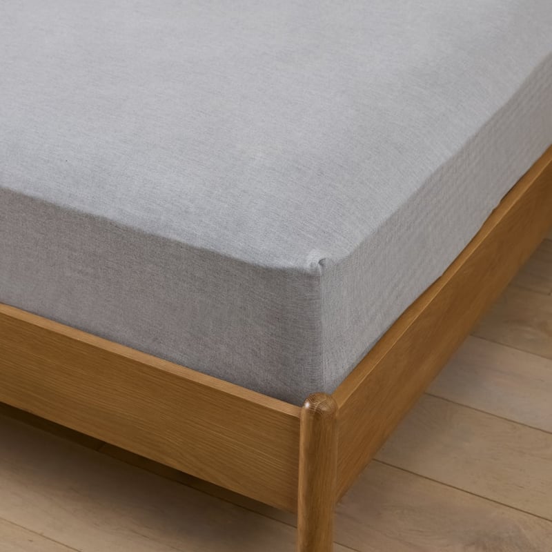 Brushed Cotton Cashmere Black & White Herringbone Sheet Set