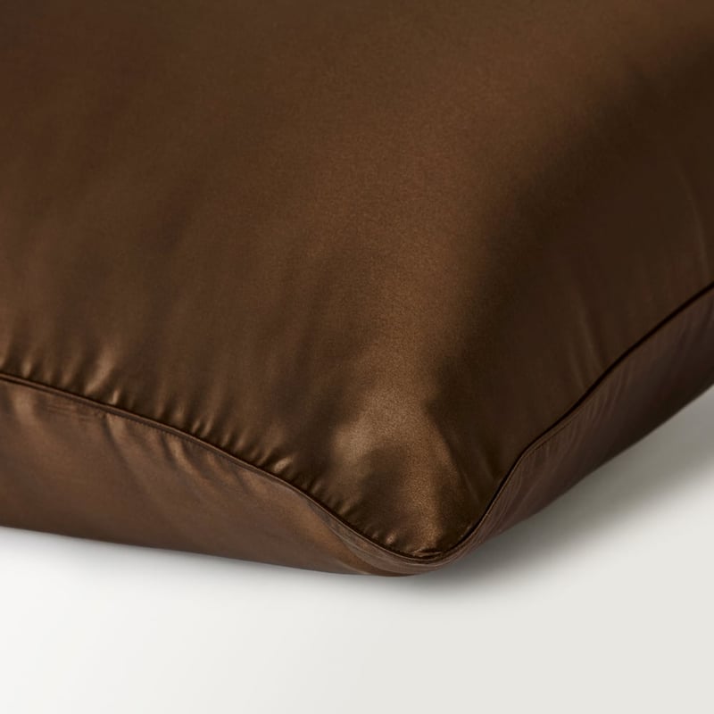 Pure Silk Standard Pillowcase Cocoa Cocoa