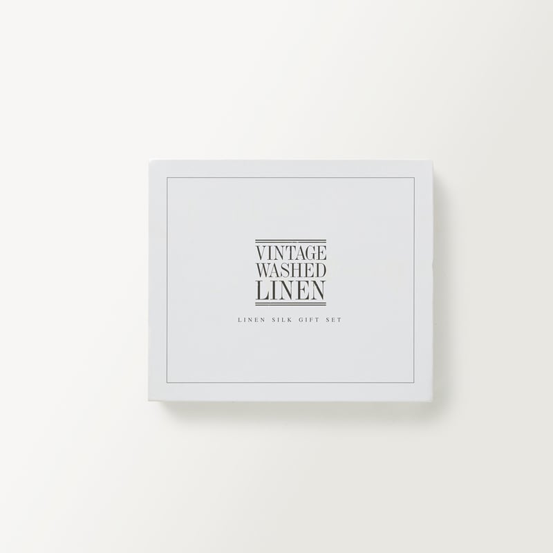 Vintage Washed Linen Linen Silk Gift Set