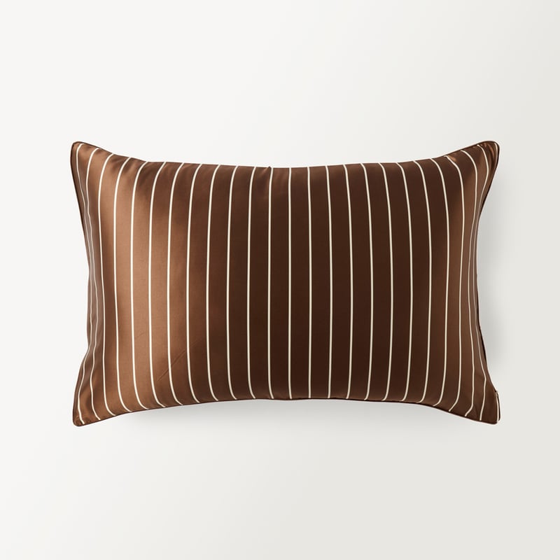 Pure Silk Natural & Chocolate Island Drift Pillowcase