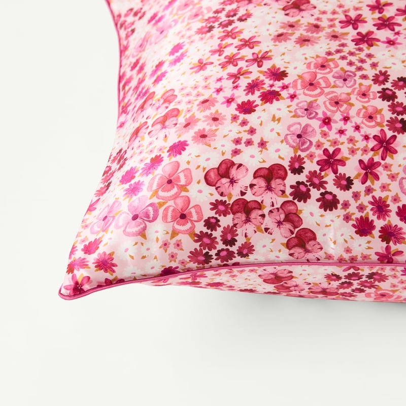 Pure Silk Floral Printed Pillowcase