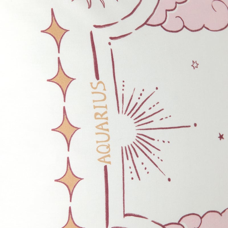 Zodiac Pink Aquarius Pillowcases