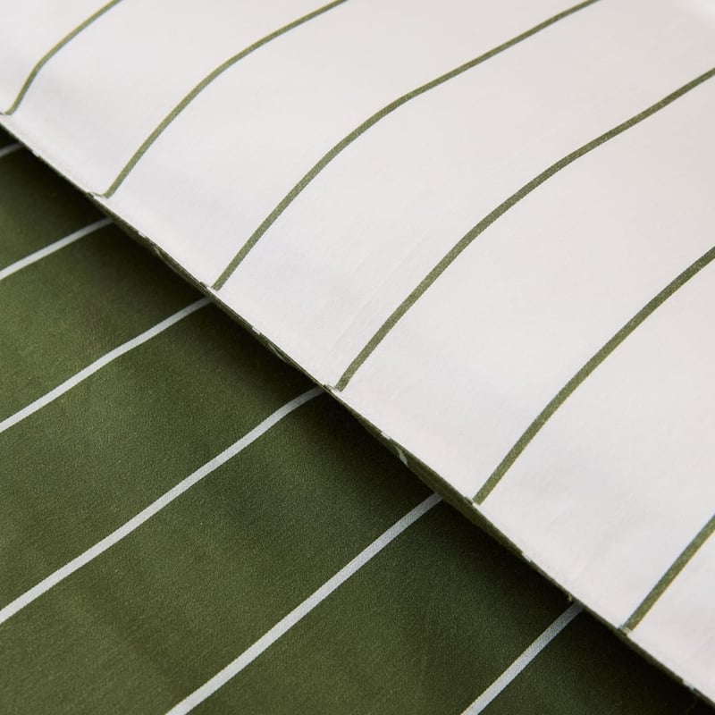 Bayes Chive Stripe Quilt Cover Set