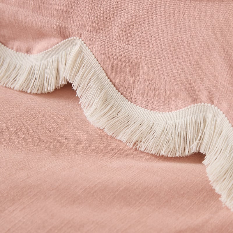 Delilah Dusty Pink Scallop Quilt Cover Set + Separates