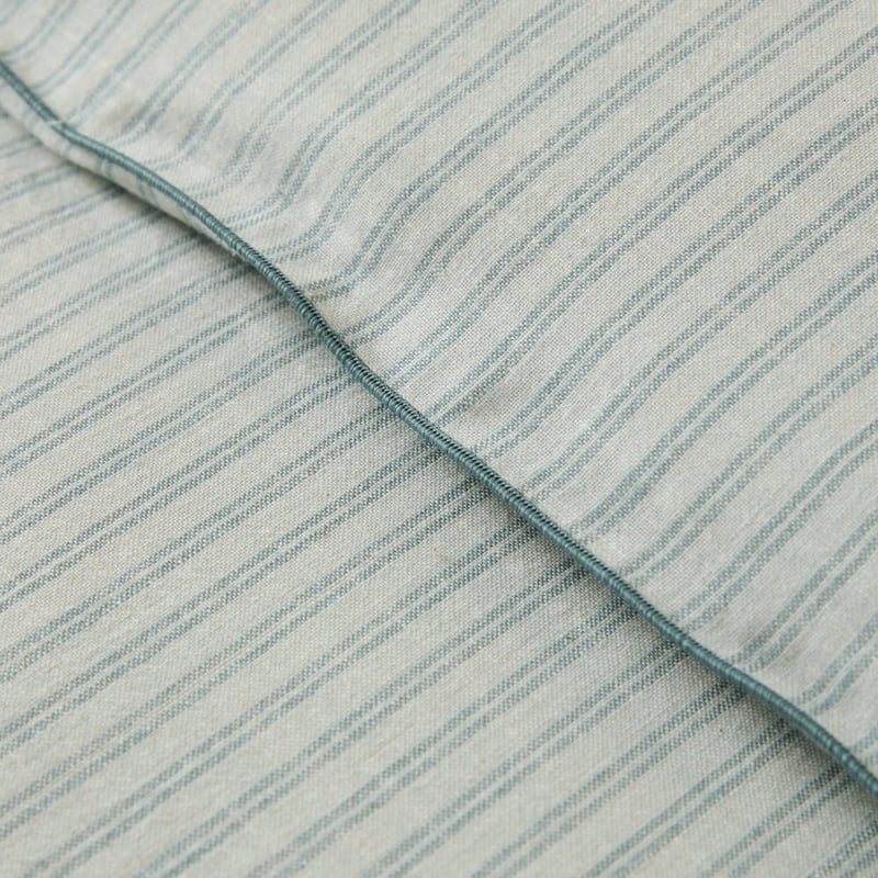 Sasha Mineral Stripe Quilt Cover Set + Separates