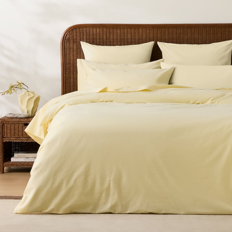 Stonewashed Cotton Citrus Quilt Cover Separates 
