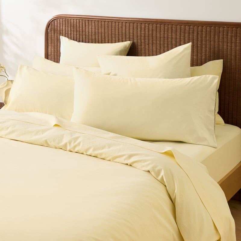 Stonewashed Cotton Citrus Quilt Cover Separates 