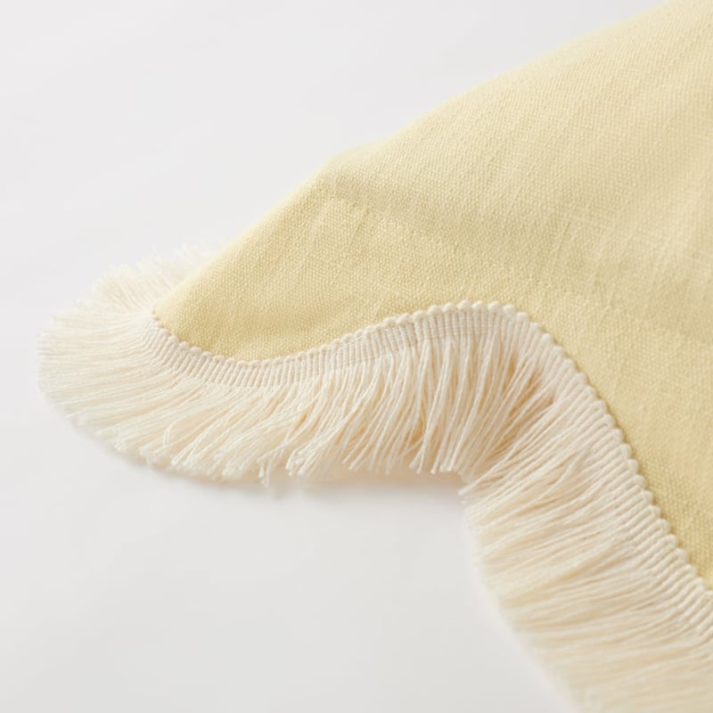 Delilah Lemon Scallop Pillowcases