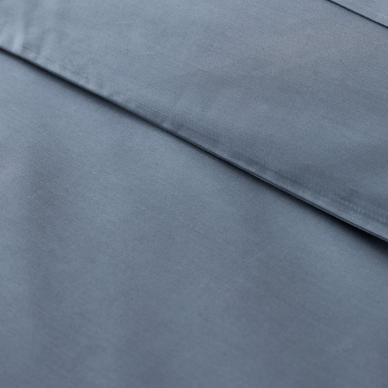 600TC Bamboo Cotton Blue Slate Quilt Cover Separates