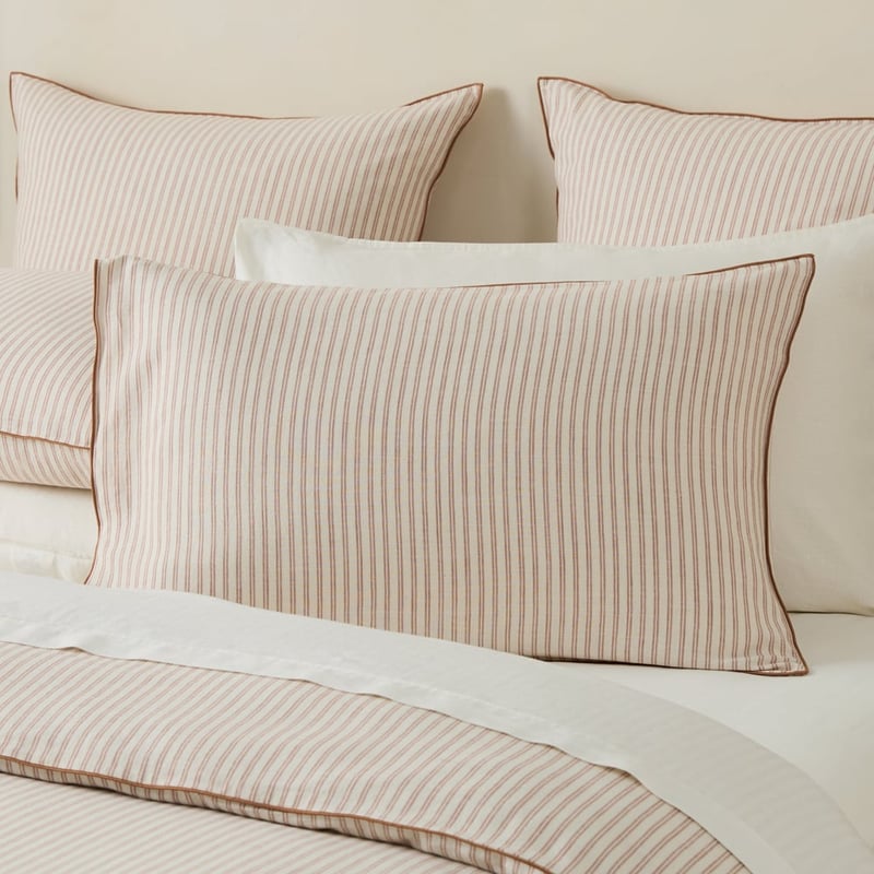 Sasha Stripe Brown Sugar Quilt Cover Set + Separates 