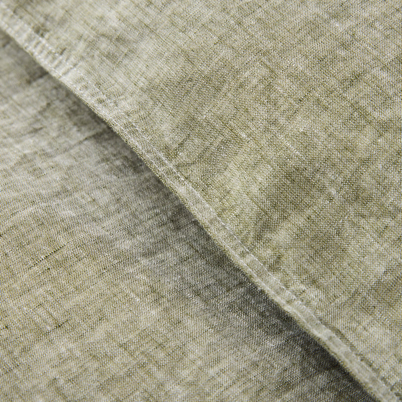 Vintage Washed Linen Dill Quilt Cover Separates