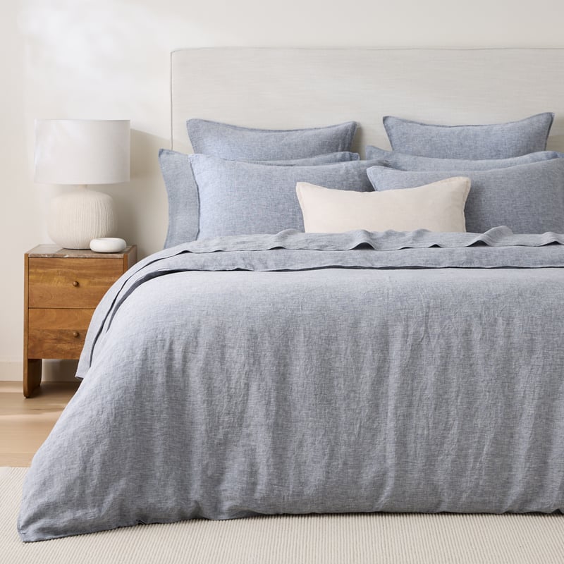 Vintage Washed Linen Baltic Quilt Cover Separates 