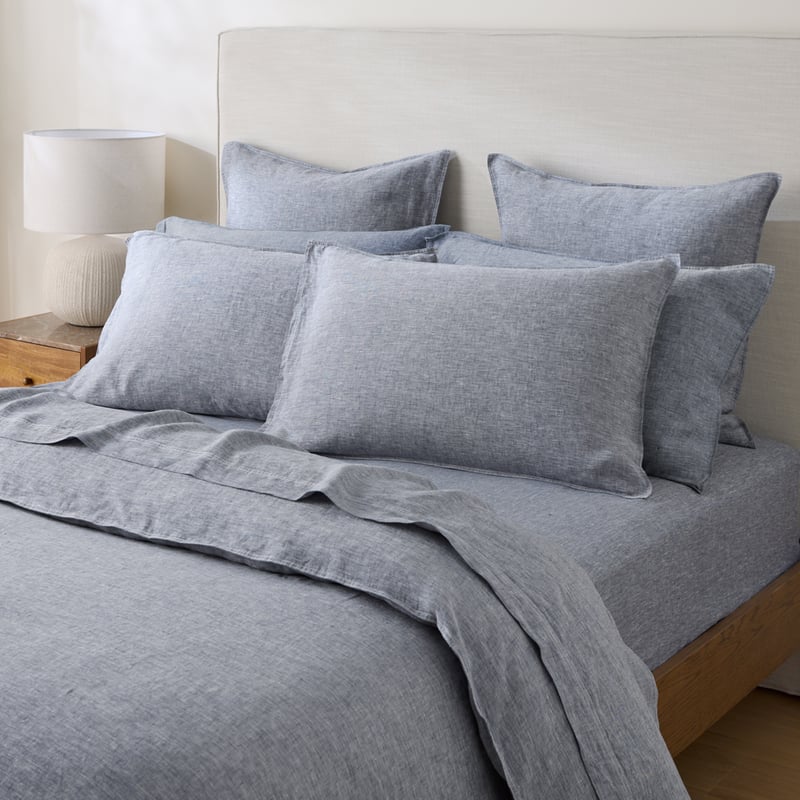 Vintage Washed Linen Baltic Quilt Cover Separates 
