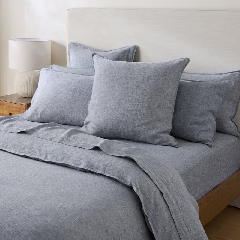 Vintage Washed Linen Baltic Quilt Cover Separates 