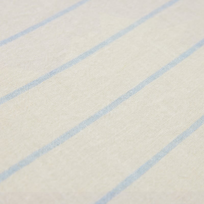 Remi Blue Stripe Linen Cotton Quilt Cover Set + Separates