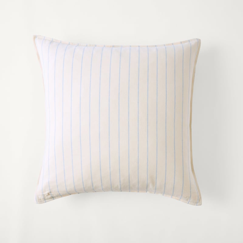 Remi Blue Stripe Linen Cotton Pillowcases