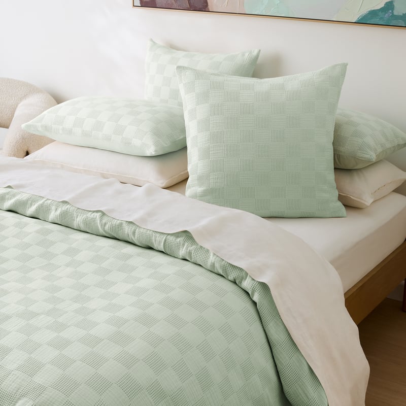 Koban Mint Pillowcases