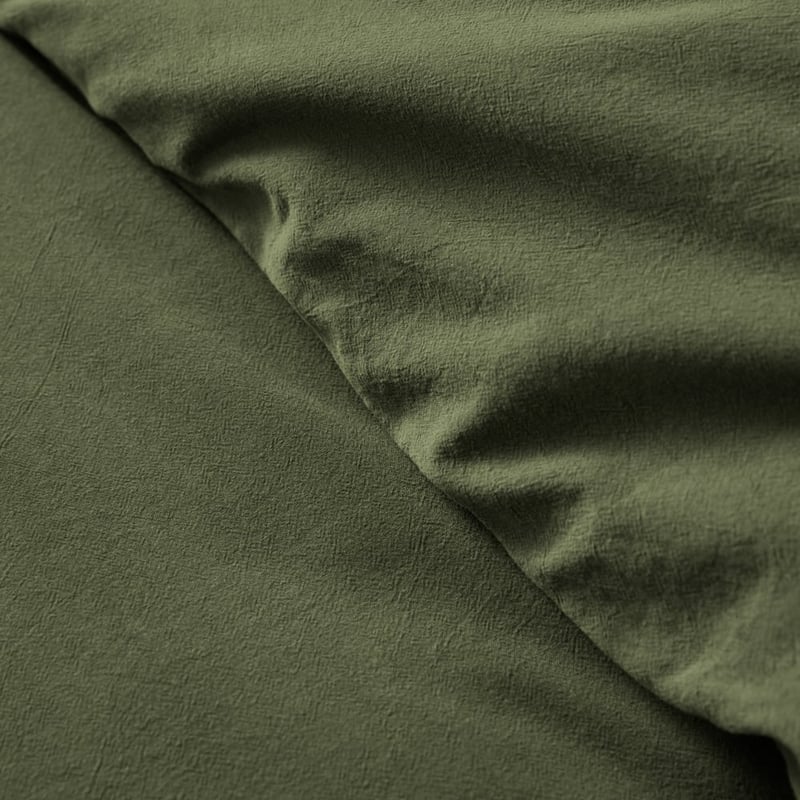 Stonewashed Cotton Basil Quilt Cover Separates