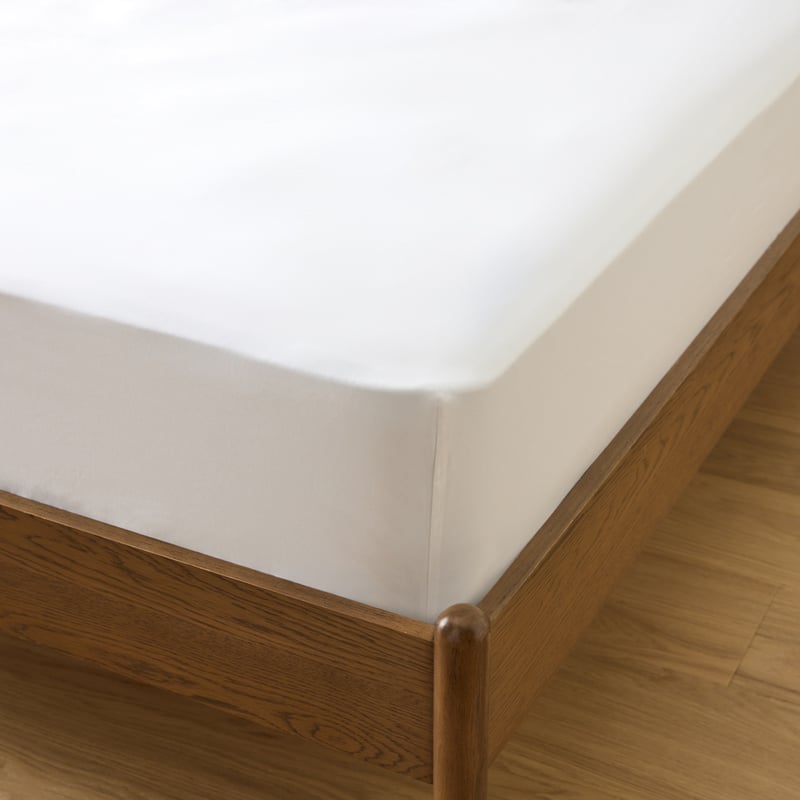 600TC Bamboo Cotton White Sheet Separates
