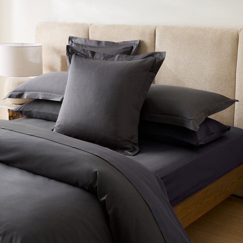 600TC Bamboo Cotton Charcoal Quilt Cover Separates