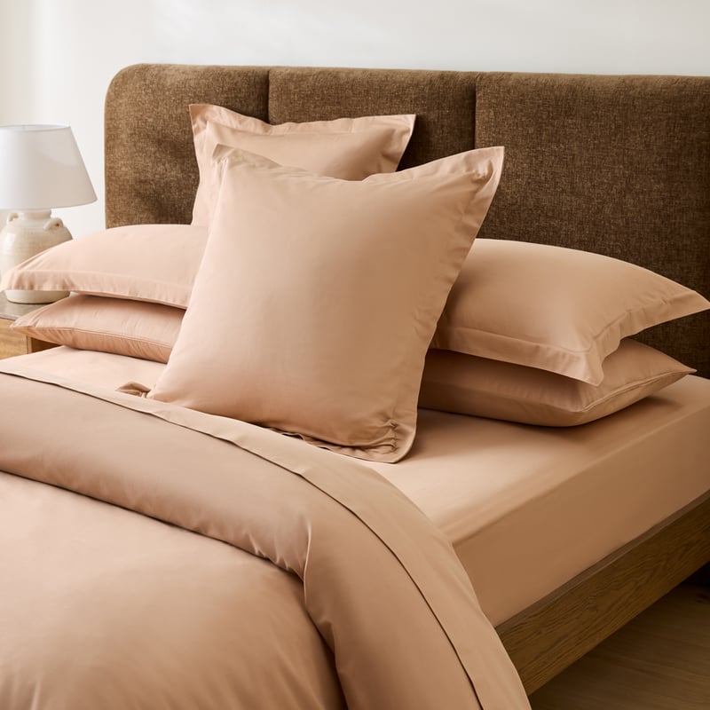 600TC Bamboo Cotton Caramel Quilt Cover Separates