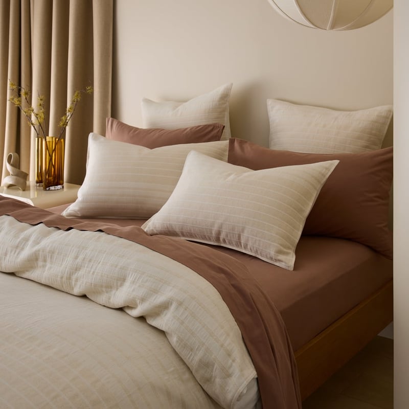 Hurley Natural Jacquard Pillowcase