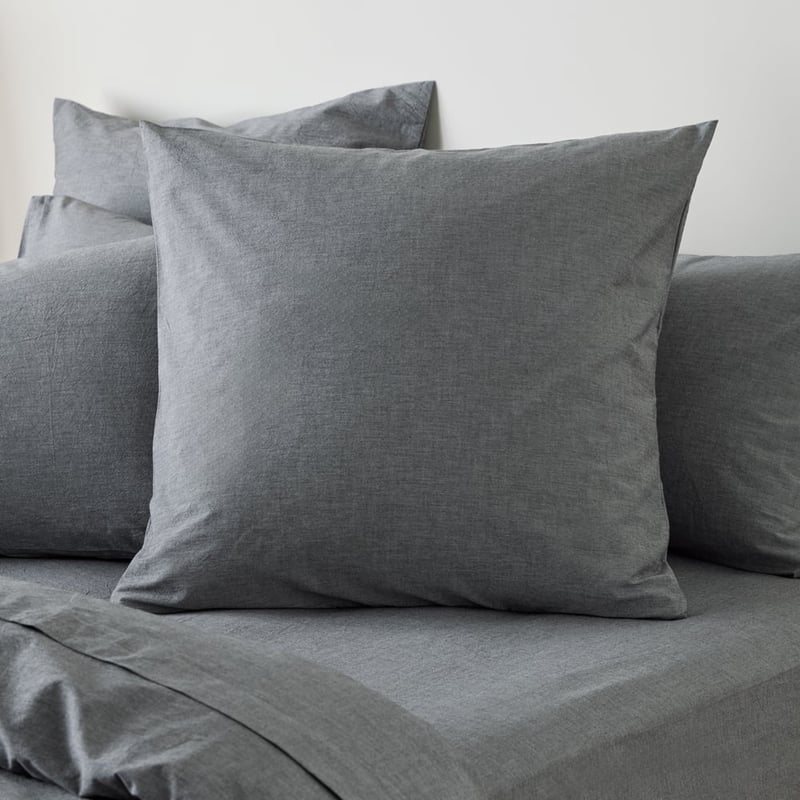 Stonewashed Cotton Salt & Pepper Quilt Cover Separates