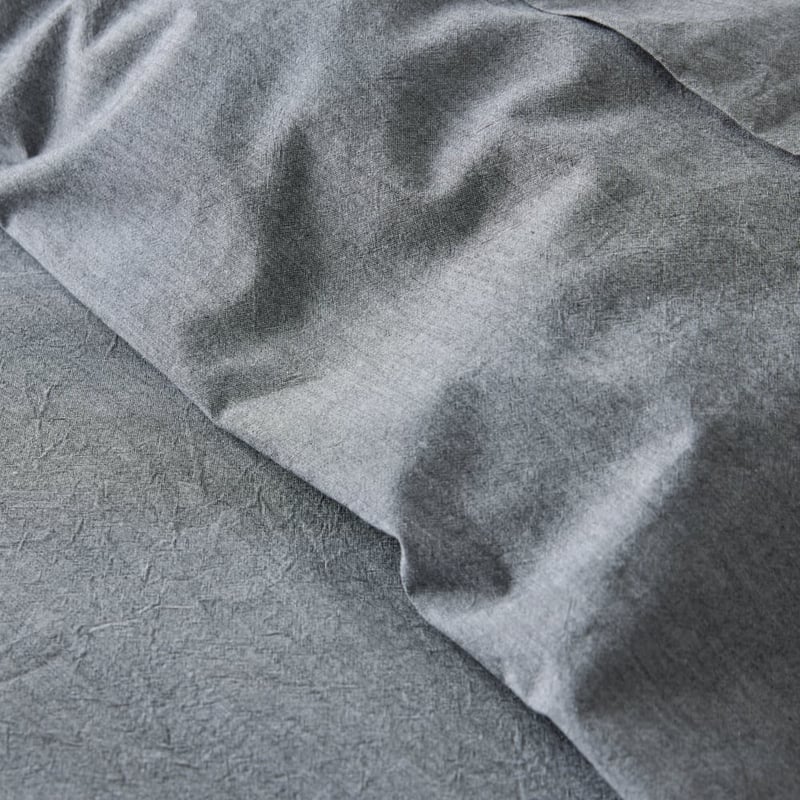 Stonewashed Cotton Salt & Pepper Quilt Cover Separates