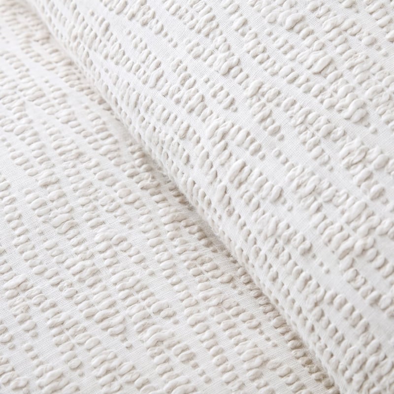 Koda Textured White Quilt Cover Set + Separates