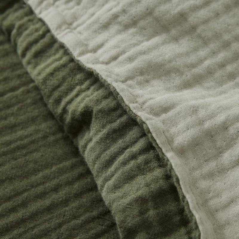 European 4 Sided Reversible Muslin Eden Quilt Cover Separates