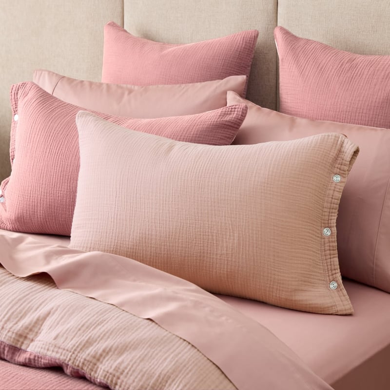 European 4 Sided Reversible Rose Quilt Cover Separates