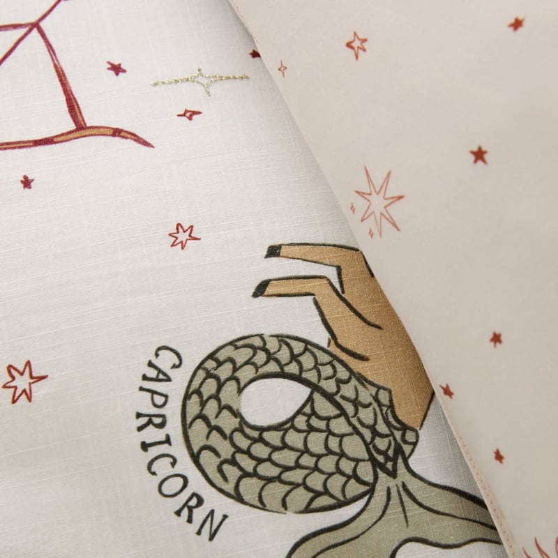 Zodiac Natural Quilt Cover Set + Separates