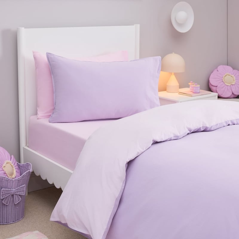 Stonewashed Orchid Pastel Quilt Cover Set