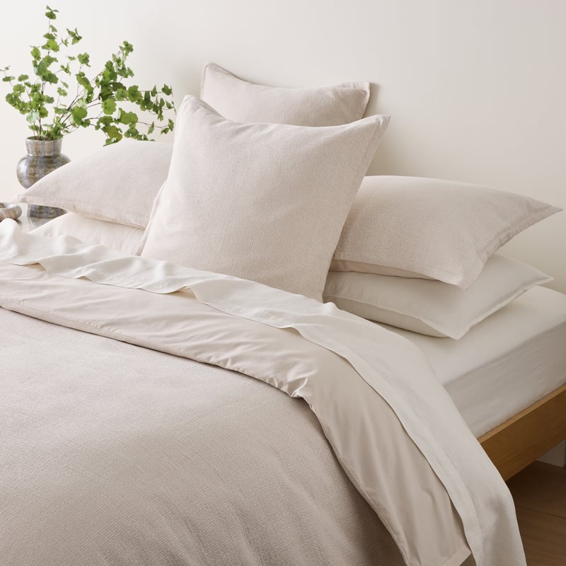 Jai Matelasse Natural Quilt Cover Set Separates