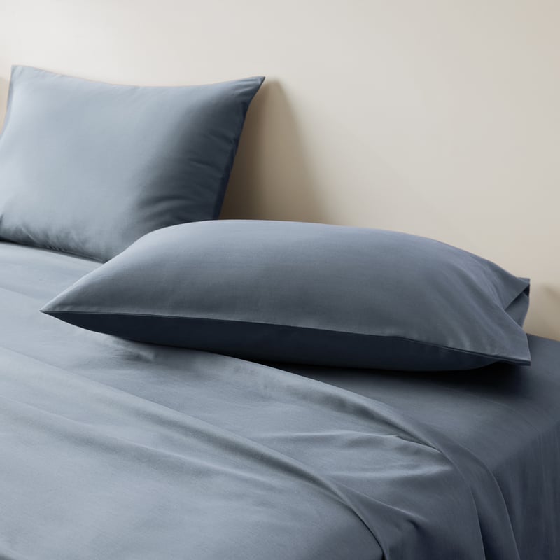 600TC Bamboo Cotton Blue Slate Sheet Set