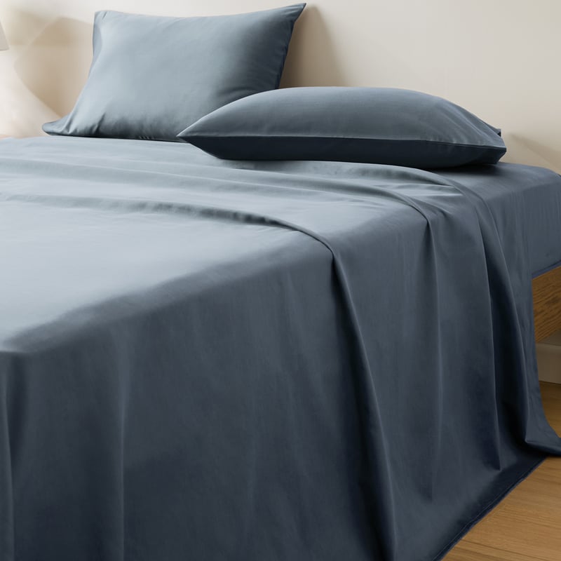 600TC Bamboo Cotton Blue Slate Sheet Set