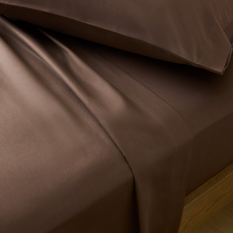 600TC Bamboo Cotton Chocolate Sheet Set