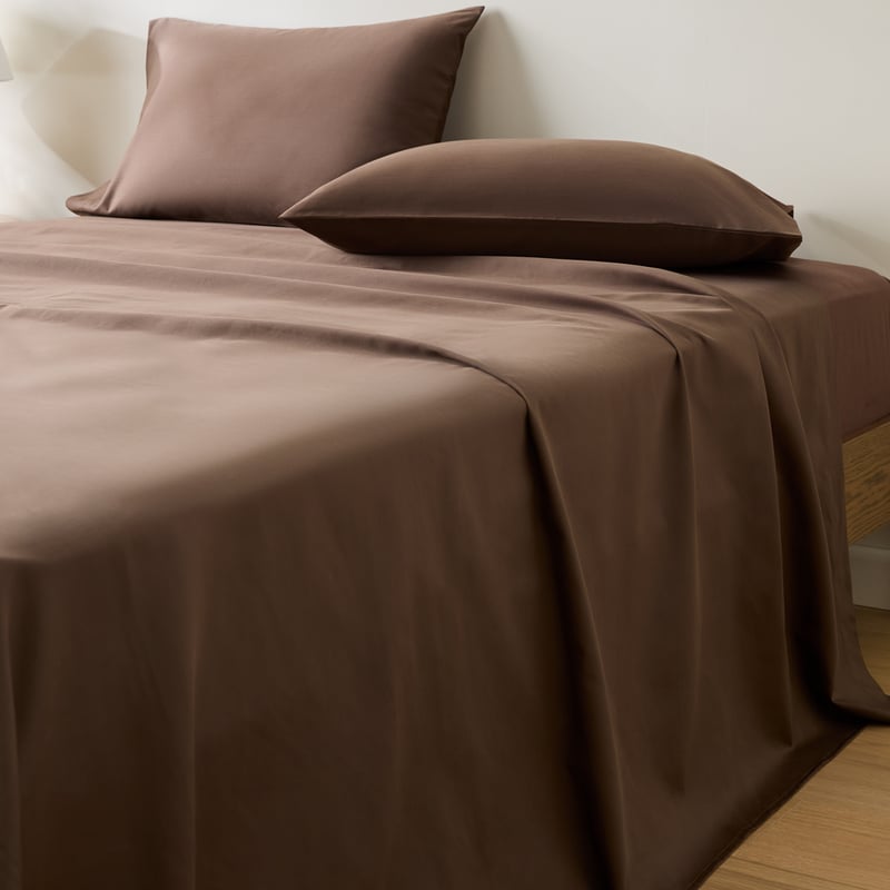 600TC Bamboo Cotton Chocolate Sheet Set