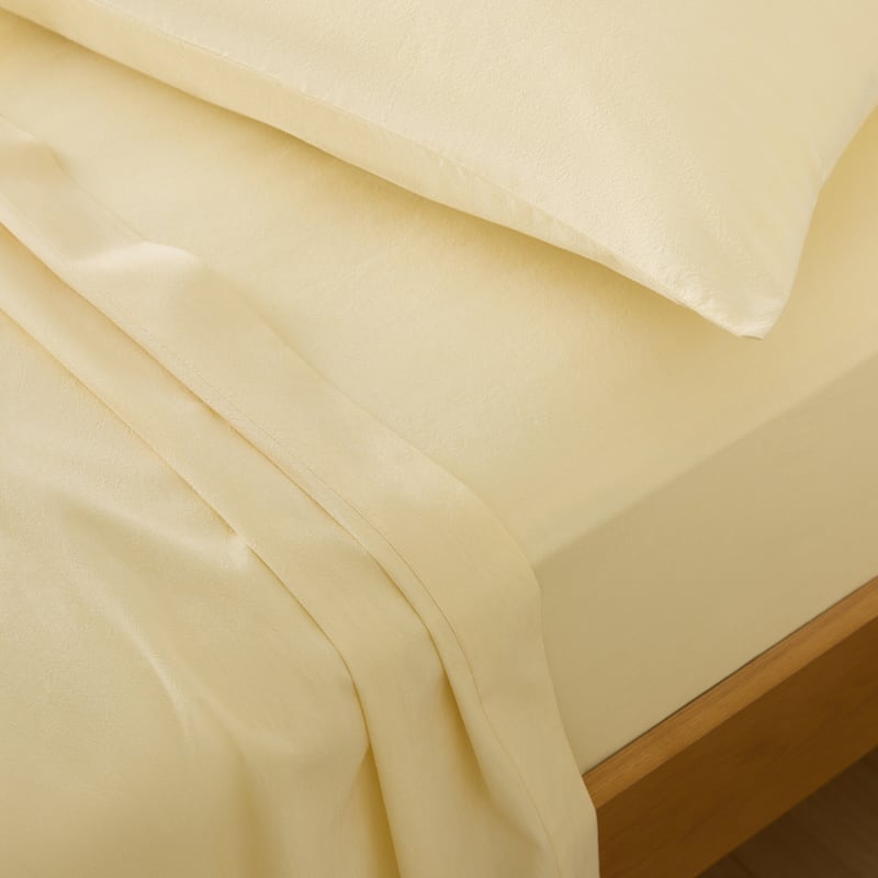 Stonewashed Cotton Citrus Sheet Separates