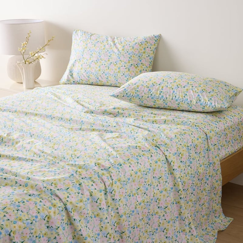 Summer Daisy Citrus Sheet Set