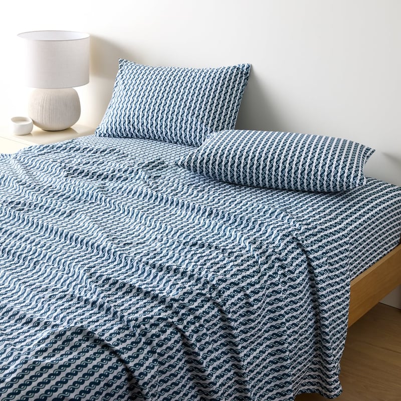 Mira Blue Sheet Set